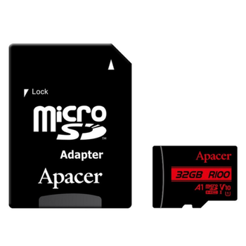 Карта пам'ятi Apacer microSDHC 32GB U1 V10 A1 R100 + adapter (100/10 MB/s) (7005388)