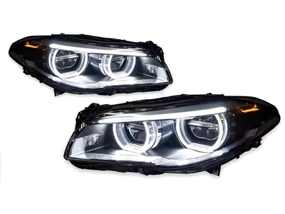 LED фари рестайлінг для BMW F10 F11 2010-2013 для BMW 5 series F10 F11 2010-2016 (8967)