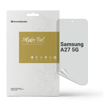 Защитная пленка для Samsung Galaxy A27 5G гидрогелевая конфиденциальная противоударная бронепленка Anti-spy на телефон ArmorStandart защита стекла антишпион пленка (ARM89644)