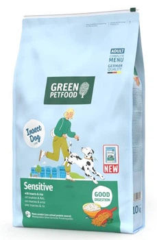 Сухой корм для собак Green Petfood Sensitive with Insects с протеином насекомых 10кг