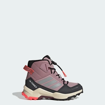 Дитячі туристичні черевики Terrex Ax4r Mid CLIMAWARM+ Kids adidas KI5824 (28.5 EUR) рожевий (4068815602020)