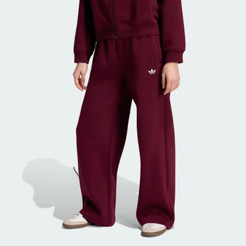 Детские брюки WIDE LEG FLEECE adidas KQ8431 (164) Бордовый (4069995411402)