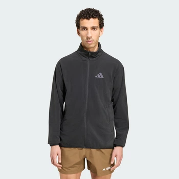 Мужская куртка Terrex Multi Essentials Full Zip Fleece adidas KY9784 (2XL) черный (4069996727908)