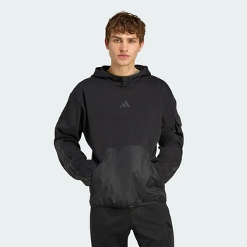 Мужское худи City Tech Utility Fleece adidas JM1484 (M) черный (4068811750848)