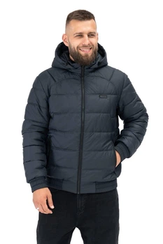 Куртка чоловіча демісезонна великого розміру UF-Fashion 144-DVL DV MEN'S 48 синій