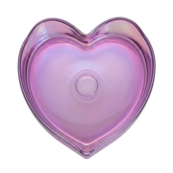 Салатник corazon 4 х 26 см, 500мл скло рожевий Vidrios san miguel (541#7503f1504)