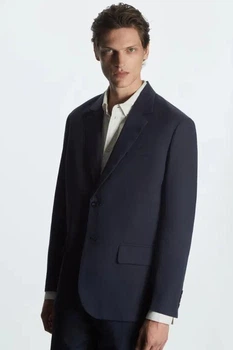 Блейзер чоловічий COS regular-fit blazer 1098861001 Eur 48 Темний синій