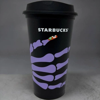 Многоразовый стакан Starbucks Skeleton Hand Black 473 мл