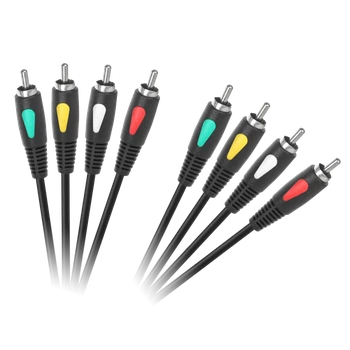 Кабель RCA 4RCA-4RCA 3.0м Cabletech Eco-Line (KPO4003-3.0)