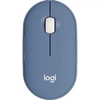 Мышь Logitech Pebble Enterprise Wireless/Bluetooth Light Blue
