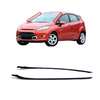 Молдинги на лобовое стекло Ford Fiesta 2008-2017 комплект левый правый 2 шт