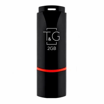 Флеш-память USB 2.0 T&G Classic 2GB пластиковый черный с защитным колпачком