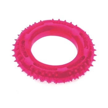 Zabawka dla psa COMFY Dental Ring Mint 13cm różowa (5905546194518)