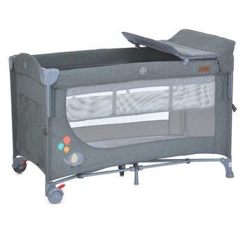 Кроватка-манеж 2 в 1 UNITY+ ME 1098 Gray, до 13 кг