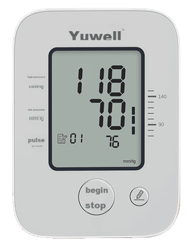 Тонометр Yuwell Classic 660A электронный домашний для пожилых