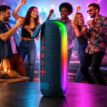 Портативная Bluetooth-колонка IMENSO IMS-S1020 10 Вт с RGB-подсветкой, FM-радио и TWS