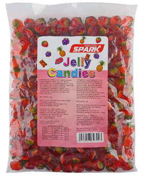 Желейные конфеты Jelly 4D Strawberry Клубника 1 кг