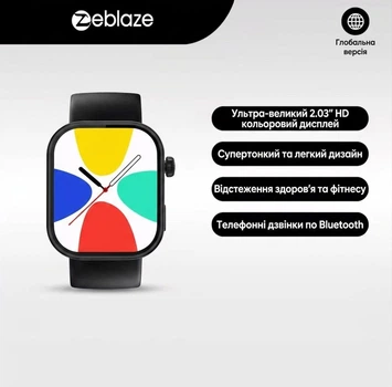 Смарт-часы Zeblaze Btalk Plus (голосовые вызовы, тонометр)