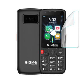 Захисна поліуретанова плівка GP Extreme Armor на Sigma mobile X-style S3501 на екран (глянсова)