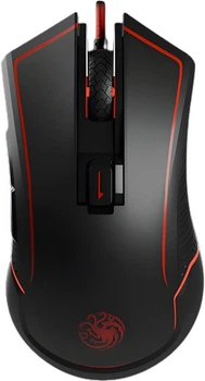 Mysz Lexip Game of Thrones Targaryen Wireless/USB Black-Red (TSXLXMS0005)