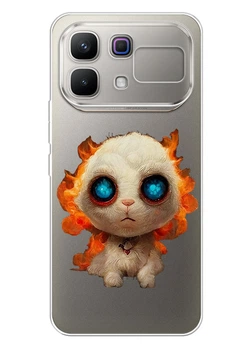 Infinix Note 60 Pro (X6878) прозрачный силиконовый чехол iSwag с украинским дизайном - Бавовнято (ISINN60PR-88)