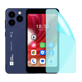 Защитная гидрогелевая пленка KitCut Grade C на AGM N2 Mini на экран (глянцевая)