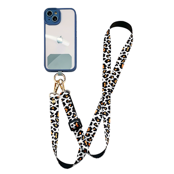Ремешок Printed Strap для телефону з металевими карабінами унісекс повсякденний White Leopard SR-547
