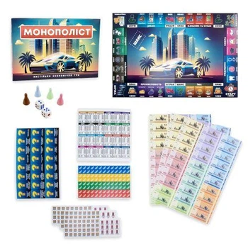 Настольная экономическая игра "Монополист" (укр) 4852988