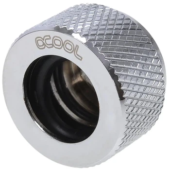 Фітинг Alphacool HT 13mm HardTube compression fitting G1/4 - knurled - chrome (17188)