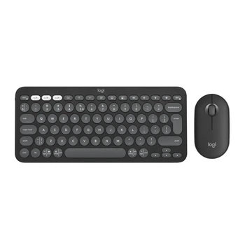Комплект клавіатура та мишка Logitech Pebble 2 Combo Tonal Graphite UA (920-012239)