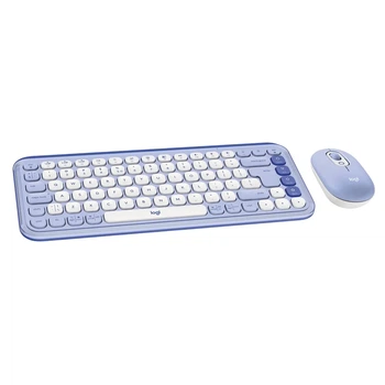 Комплект клавіатура та мишка Logitech POP Icon Combo Bluetooth UA Lilac (920-013078)