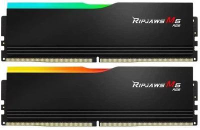 Оперативная память G.Skill DDR5-6000 32768MB PC5-48000 (Kit of 2x16384MB) Ripjaws M5 RGB Black (F5-6000J3636F16GX2-RM5RK)