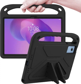 Противоударный детский силиконовый чехол с подставкой EVA Kids Stand для Lenovo Idea Tab 11" (TB336FU, TB336ZU) / Xiaoxin Pad 11 2025 11" (TB335FC) Чёрный