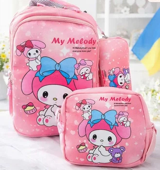 Дитячий шкільний набір 3 в 1 My Melody: рюкзак, сумка та пенал