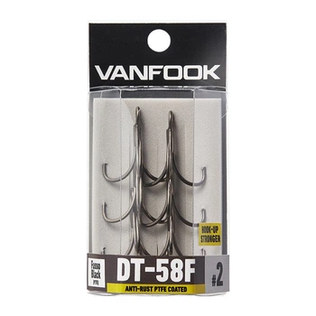 Крючок Vanfook DT-58F, тройной, Anti-Rust PTFE Coated, #2(FS_7898C57D16B3)