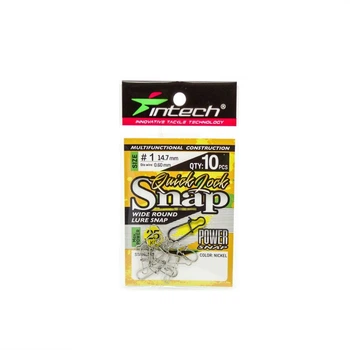 Застежка Intech Quick Lock Snap, 10 шт., №1(FS_52205483F937)