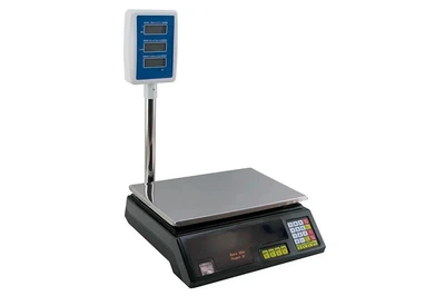 Весы торговые Crownberg 50кг x 6В на стойке (115-СB5053)