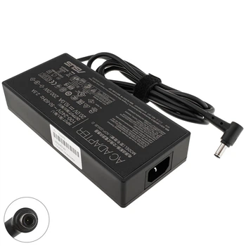 Блок живлення для ноутбука ASUS 20V 10A 200W, штекер 6.0×3.7мм PIN, чорний, прямокутний