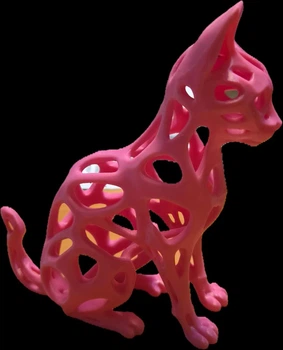 3D-Фигурка «Розовый Кот» (Pink Cat)