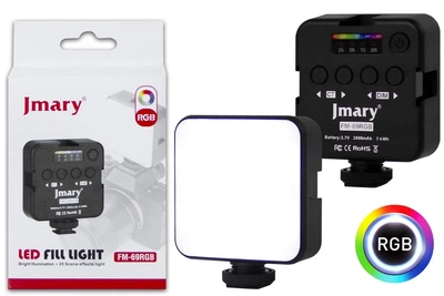Видео/Фото-свет JMARY FM-69RGB 2000 мАч 2500-9000К (мини)
