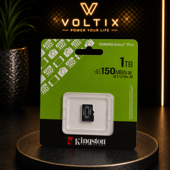 Карта памяти Kingston microSDXC Canvas Select Plus, 1 ТБ, Class 10, U3, V30, A1
