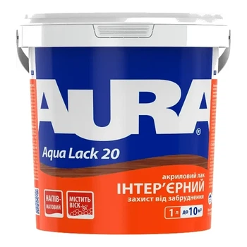 Інтер'єрний акриловий лак AURA Aqua Lack 20 1 л