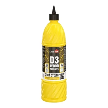 Клей Дивоцвіт ПВА Столярний D3 750 г 0.75 кг