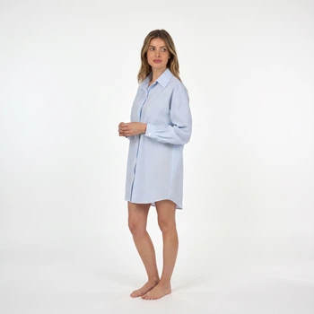 Женская рубашка Ellen голубая XL