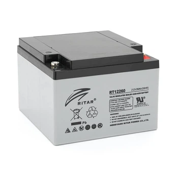 Акумуляторна батарея AGM RITAR RT12260, Gray Case, 12V 26.0Ah(166 х 178 х125 ) Q1 (UG-4232)