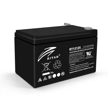Акумуляторна батарея AGM RITAR RT12120B, Black Case, 12V 12.0Ah (151х98х 95 (101) ) Q4 (UG-2983)