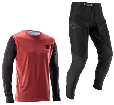 Комплект велоэкипировки Leatt MTB 1.0 Gravity Ride Kit Dusty Red, размер 36/XL