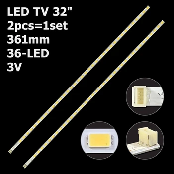 LED підсвітка TV 32" 361mm 36-led T51M320304AI1ET13H YXD-C0002-32 TOT32LB02 4C-LB320T-PF2 2pcs=1set
