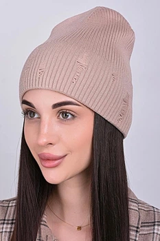Женская шапка Flirt ЭДЕЛЬВЕЙС 56-58 Беж