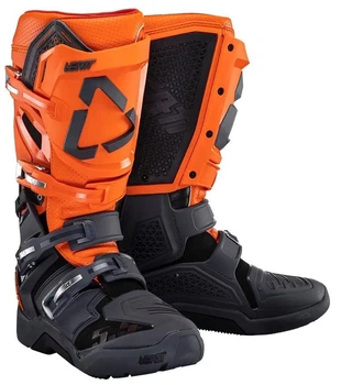 Мотоботы Leatt 5.5 FlexLock Enduro оранжевые, размер 9